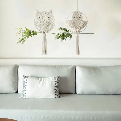 Angel Wings Woven Hanging Decor